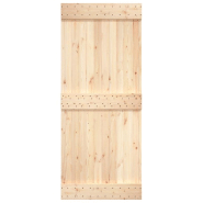 Vidaxl porte narvik 95x210 cm bois massif de pin 154434_3
