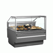 Vitrine réfrigérée SOCB12582A - idéale pour plats préparés et fromages - éclairage LED et façade ouvrante_3