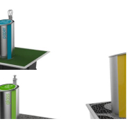 Conteneur de déchets enterrés  en plastique plus léger - EVOS_3