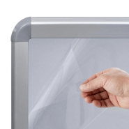 Vidaxl support d'affiche a1 à base d'eau gris alliage d'aluminium 51204_3