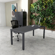 Bureau Professionnel Tempo Mobel Linea. - 140, Anthracite, Anthracite, Non_0