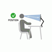 Port Designs 901104 support d'écran plat pour bureau 81,3 cm (32