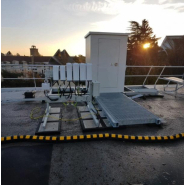 Balisages pour zones de chantier avec marqueurs jaunes/noirs et rouges/blancs_3