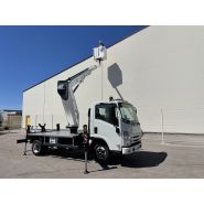 Équipement de nacelle télescopique avec 3 mouvements simultanés fluides