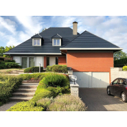 Tuile en acier rectangulaire pour toiture - METROTILE® Thermolaqué QUBE ACOUSTIC - Design moderne et isolation phonique_3