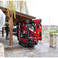 Lightlift 13.70 - nacelle araignée  - hinowa s.P.A. - capacité nacelle chenillée 230 kg_3