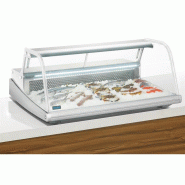 Vitrine réfrigérée de comptoir à poisson Série G 255L | Polar - GE961_3