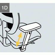 Fauteuil de bureau Alaia haut dossier - Sokoa - Synchrone, Sol dur, Eau chiné_3