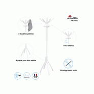 Porte manteau en bois blanc CAFÉ_3