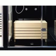 SAUNA DOUCHE HAMMAM BOREAL® SH180-G BLACK GAUCHE_3