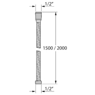 Tiger flexible de douche excellencehose 150 cm inox brossé 436929_3