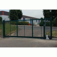 Portail coulissant grillagé - 5000 / 2000_3