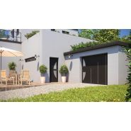 Porte de garage latérale - terres de fenêtre - laqué blanc_3