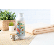 Bouteille en acier inoxydable 750 ml - impression sublimation avec couvercle en bambou_3