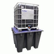 Bac de rétention PE ECO 1100 litres + Caillebotis - Caillebotis acier galvanisé_3