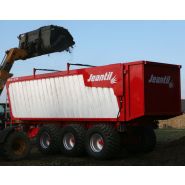 Remorque agricole grande capacité avec train roulant performant