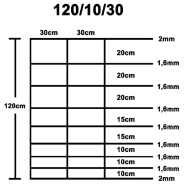 Vidaxl clôture de jardin acier galvanisé 50x1,2 m argenté 149486_3