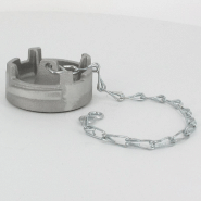 Bouchon sans verrou + chainette Ø 50 mm - Alu_3