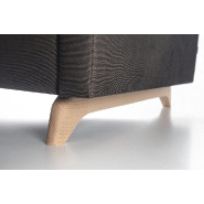 Canapé convertible express Liceo 120x190 cm - tissu personnalisable - matelas 13 cm - design contemporain_3