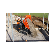 Dumper sur chenilles diesel 1 tonne - Slanetrac HT 1000 pour zones urbaines aux accès difficiles_3