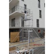 Échafaudage roulant aluminium Totem 2 Box 180 - Comabi SNC - Hauteur de travail maximale 9,85 m_3
