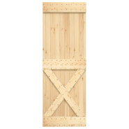 Vidaxl porte narvik 80x210 cm bois massif de pin 154443_3