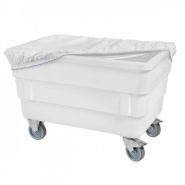 Bac double-paroi 310L - Blanc - Roues inox avec freins - Isolation thermique - Stockage sur palette_3