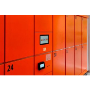 Casiers intelligents pour bagages et valises - réf H40 | Petit - porte 400 mm, idéal pour petites valises et sacs de voyage_3