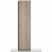 Composition lit escamotable Dynamo Sofa - canapé intégré gris - chêne naturel - couchage 90x200 cm - L : 201 cm_3