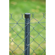 Poteau Univers - Poteau rond pour tous types de grillages et applications - Ø38/48/60 mm - Finition galvanisée ou plastifiée_3