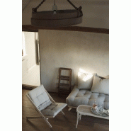 Fauteuil futon Boogie - Hêtre massif - Coloris beige - Design compact et pliable_3