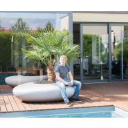 Storus I - Bacs à fleurs Degardo - Design organique ronds et carrés, résistants UV et intempéries_3