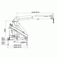 Grue auxiliaire XCMG SQ6.3ZK2Q - capacité 6.3T - hauteur max 11m - rotation 360°_3