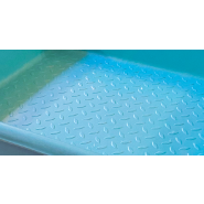 Pédiluve en polyester - Capacité 43 L - Dimensions Intérieures: 57 x 47 x 11 cm - Hors tout: 66 X 56 X 12 cm_3