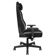 Siège réglable en tissu déperlant avec mousse haute densité 55 kg/m3 - ORAXEAT TK800F - Noir/Gris - Réf : ORX_TK800F_BKLG_3