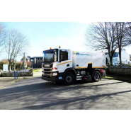 Balayeuse municipale silencieuse sans moteur auxiliaire