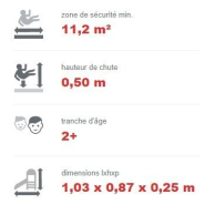 Jeu à ressort mouton - Monoplace motif animalier - Référence BT15113 - Conforme EN1176_3