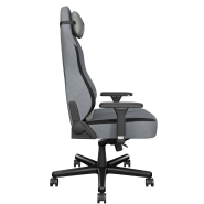 Siège réglable en tissu déperlant - ORAXEAT TK800F - Gris clair / Noir - Mousse haute densité 55 kg/m3 - Réf : ORX_TK800F_LGBK_3