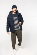 Parka avec capuche - Réf: K627 - Kariban - Doublure matelassée contrastée_3