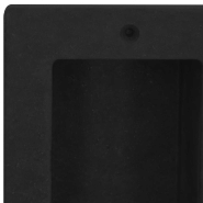 Vidaxl niche de douche avec 2 compartiments noir mat 41x51x10 cm 151397_3