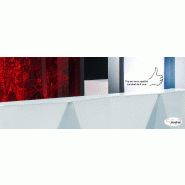 Banque d'accueil lumineuse Alpa - MDD - Blanc brillant_3