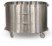 Pétrin vertical professionnel - double vitesse, double impulseur - capacité 550kg de pâte_3