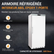Armoire congélateur laquée blanc 600 litres | L2g - AW-RN600_3