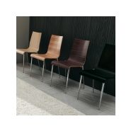 Astrid V755 - Chaises empilables avec piétement métallique et coque en multiplis - Gamme Dynamica - Designer Sabro/Colombo_3