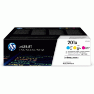 201X LaserJet, lot de 3 cartouches de toner grande capacité authentiques, cyan/magenta/jaune_3