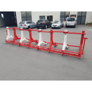 Barrière de sécurité certifiée pour protéger contre les véhicules en mouvement lors d'événements