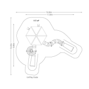 Structure multi-jeux 5 à 12 ans - Uniplay Enzia - 8061756 - Hags - Poteaux et panneaux bois - 9750 mm de hauteur_3