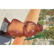 Pataugeoire : figurines enfant Athalia - grenouille, pélican, poisson, castor, tortue, bonhomme geyser, hippocampe_3