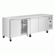 Table réfrigérée positive Slimline série U 4 portes UA107 Polar_3