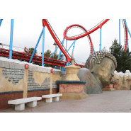 Banquette Toledo UM370 - Banc en béton préfabriqué armé coloris blanc granite_3
